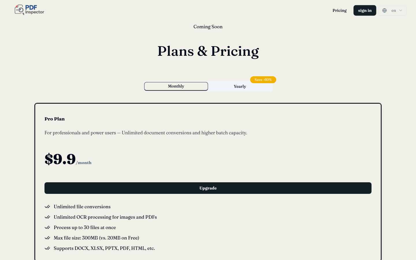 Pricing