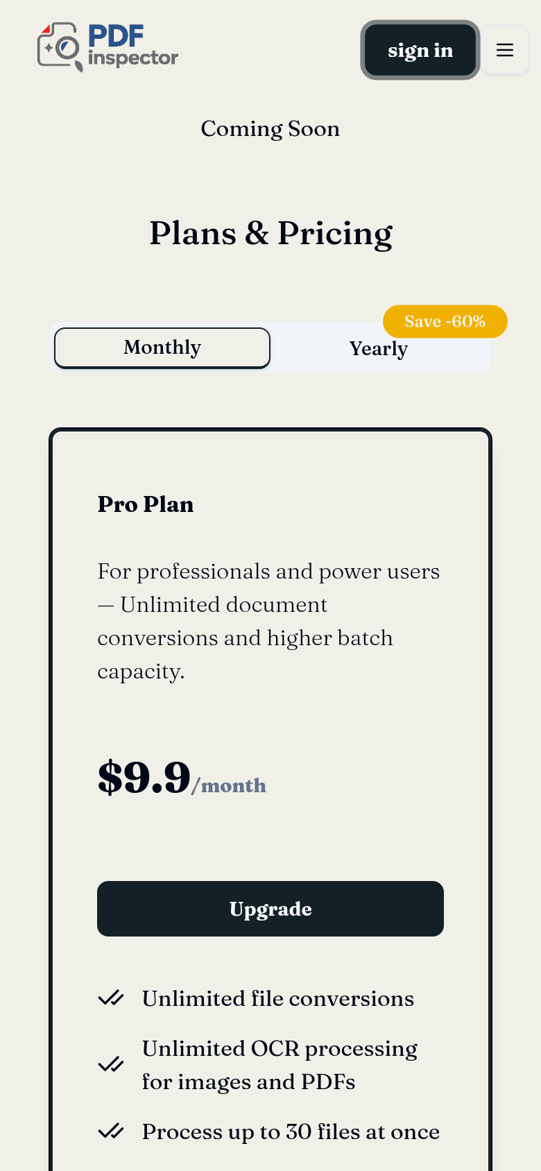 Pricing