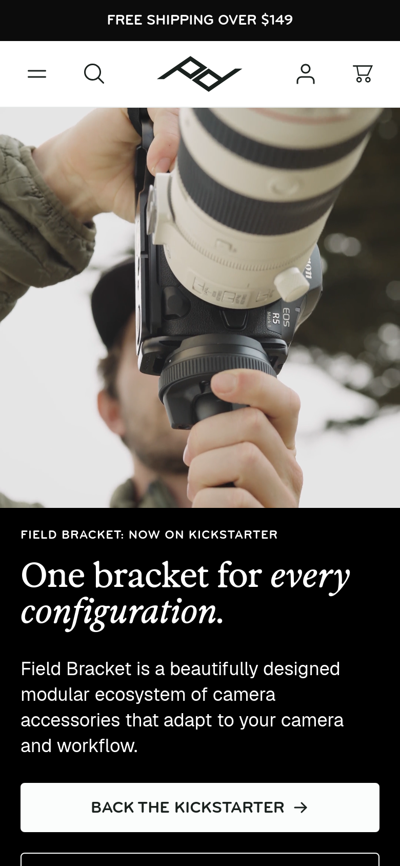 Homepage / Lander