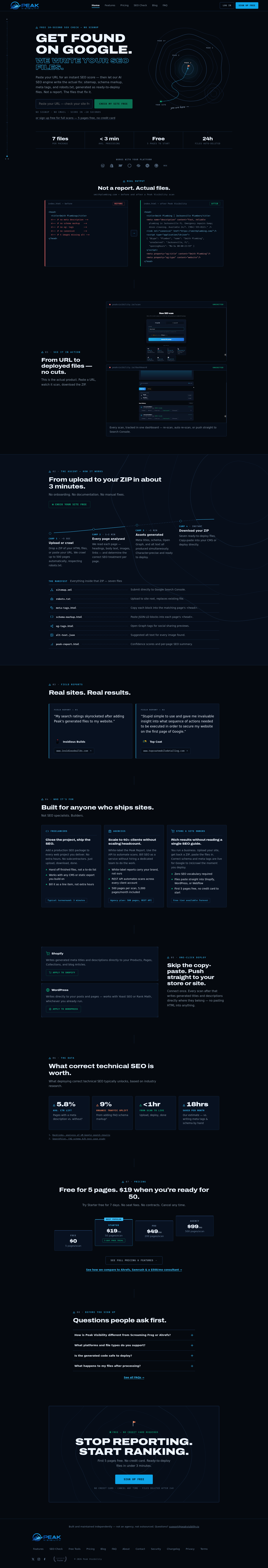peakvisibility.io — 