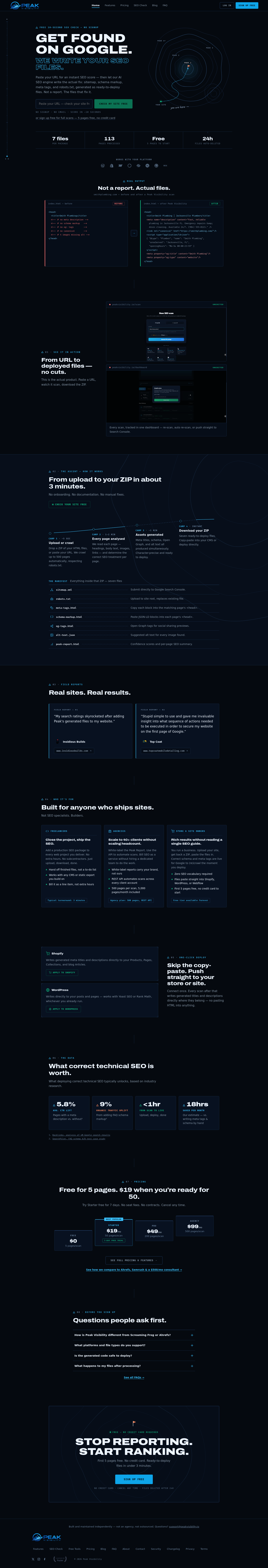 peakvisibility.io — 