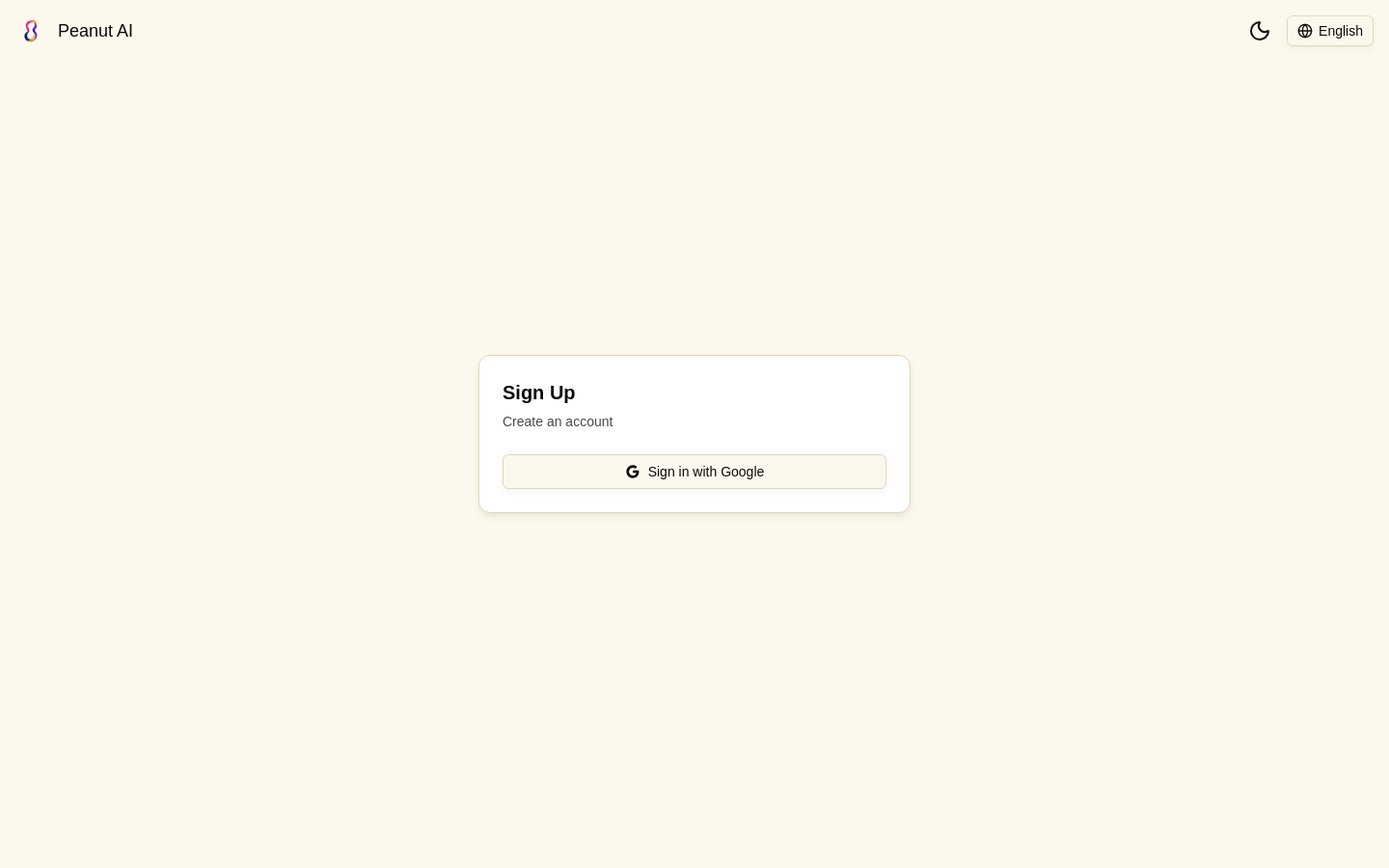 Sign Up