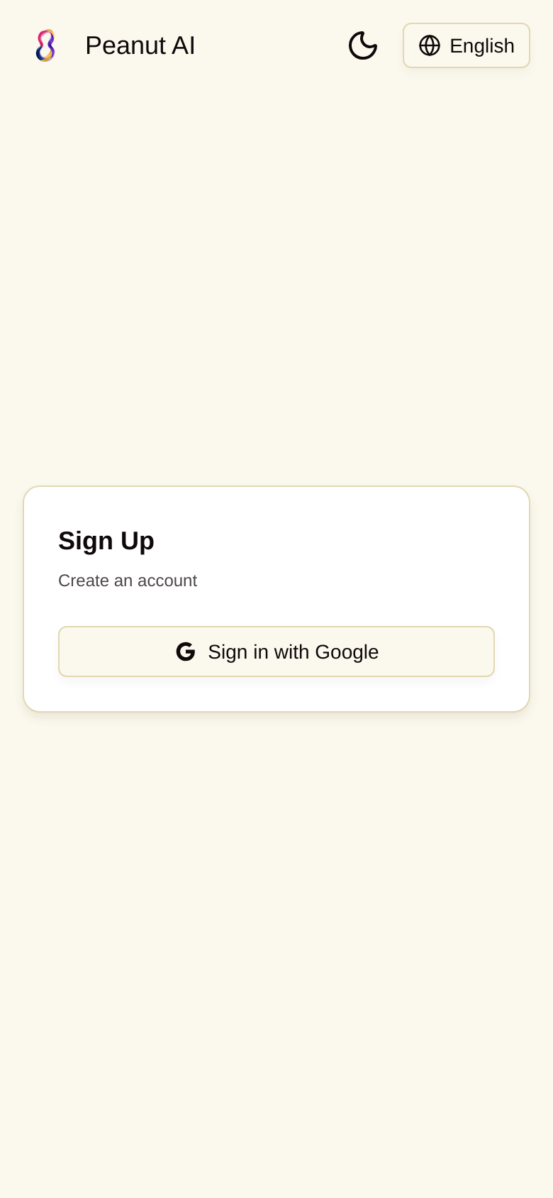 Sign Up