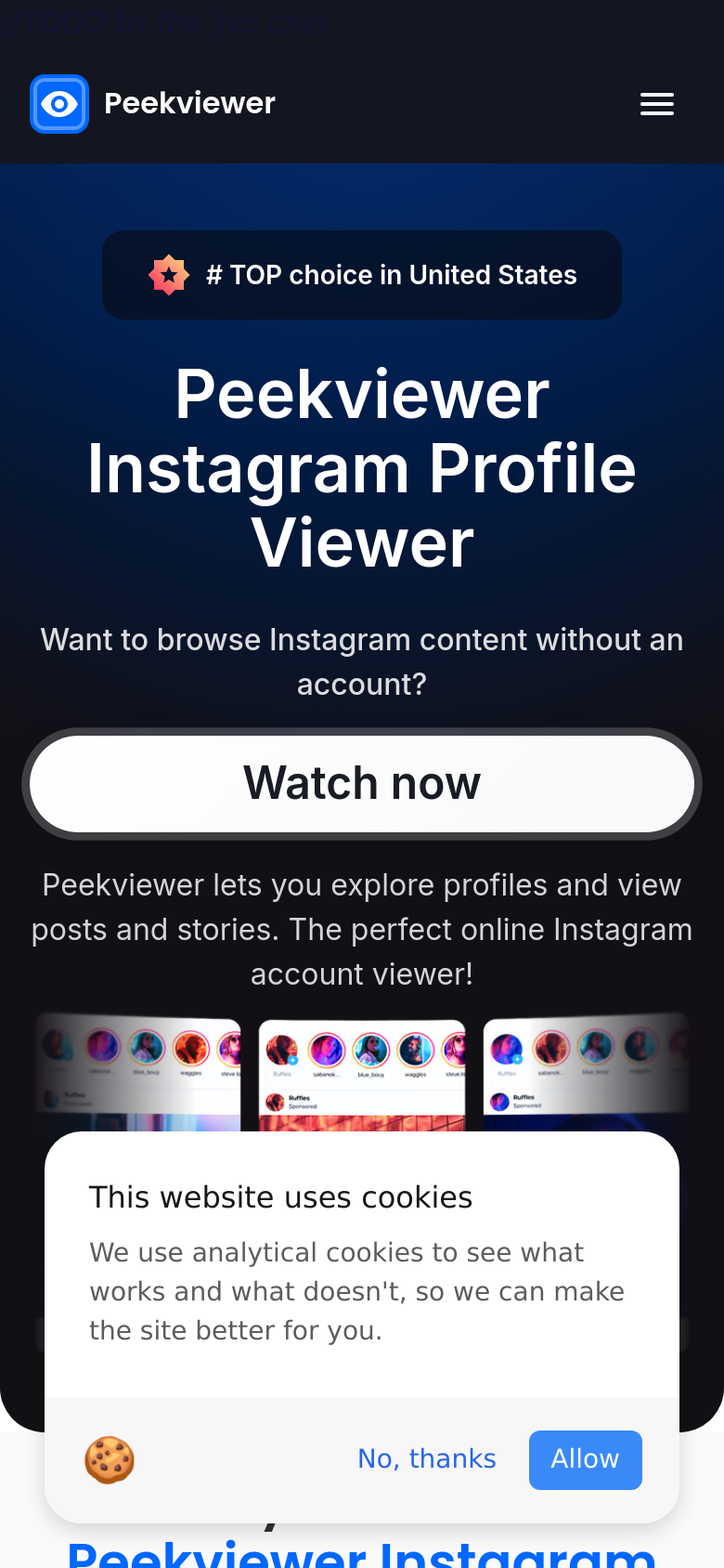 Homepage / Lander
