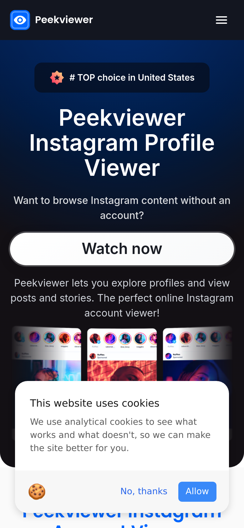 Homepage / Lander