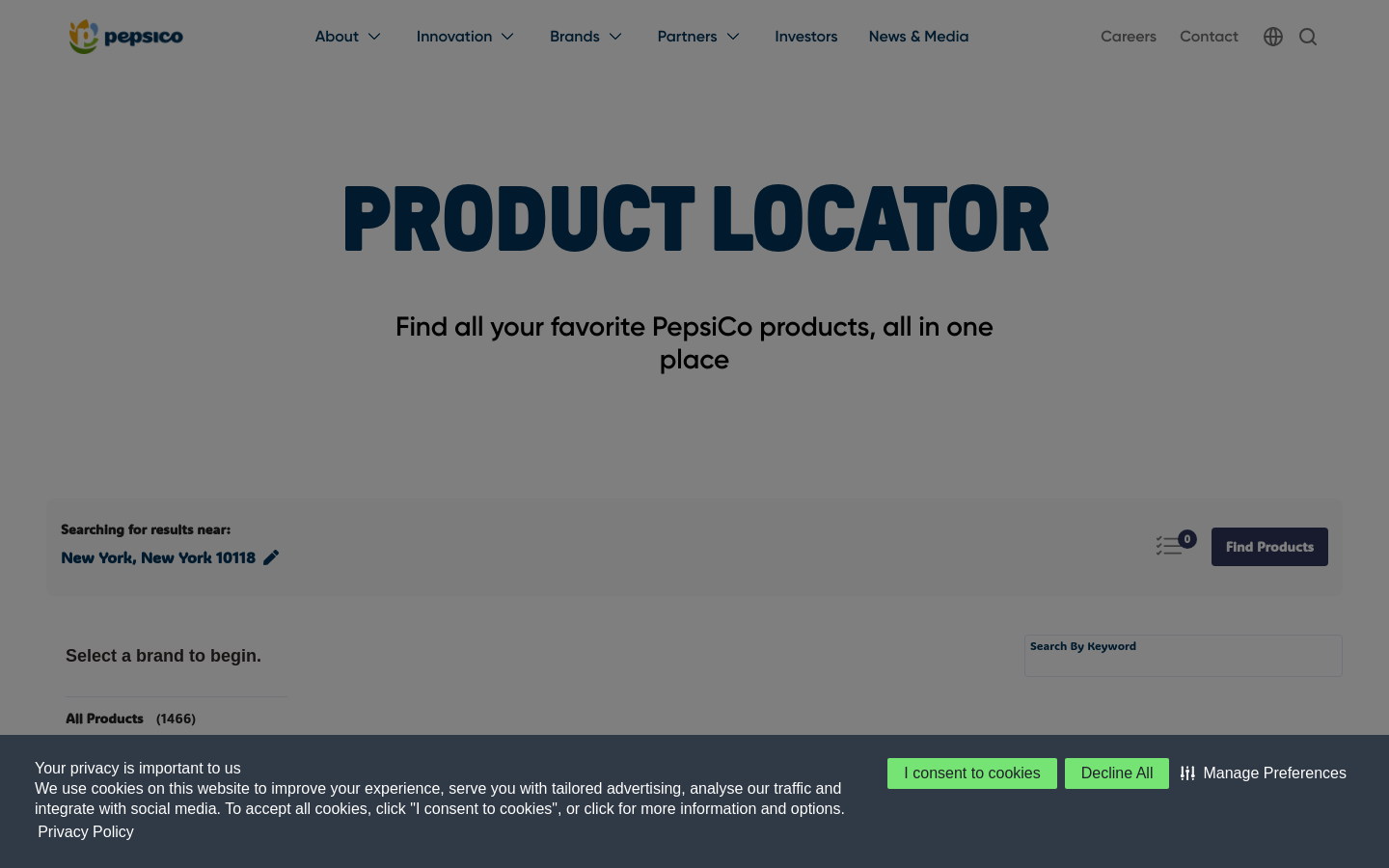 Product Locator