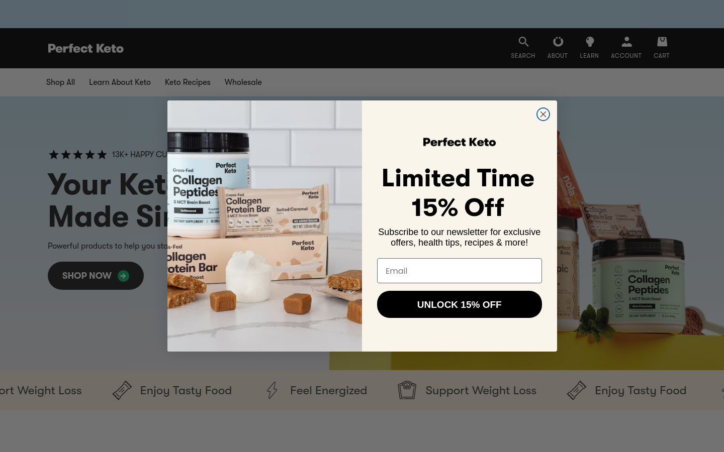 Captured Homepage / Lander