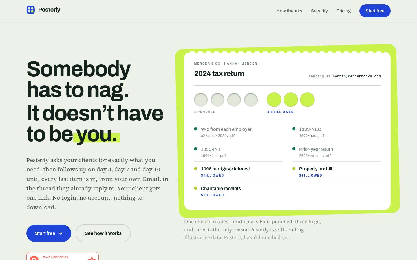 Captured Homepage / Lander