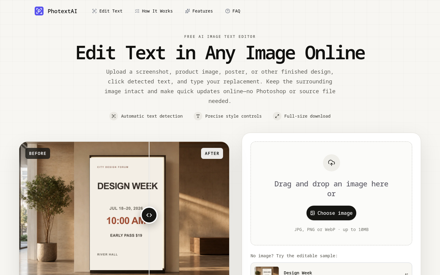 Captured Homepage / Lander