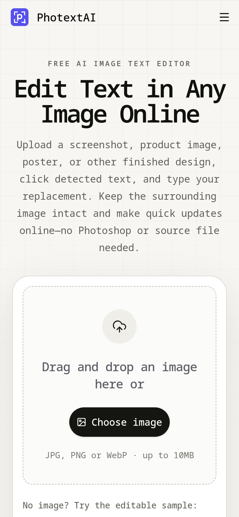 Homepage / Lander