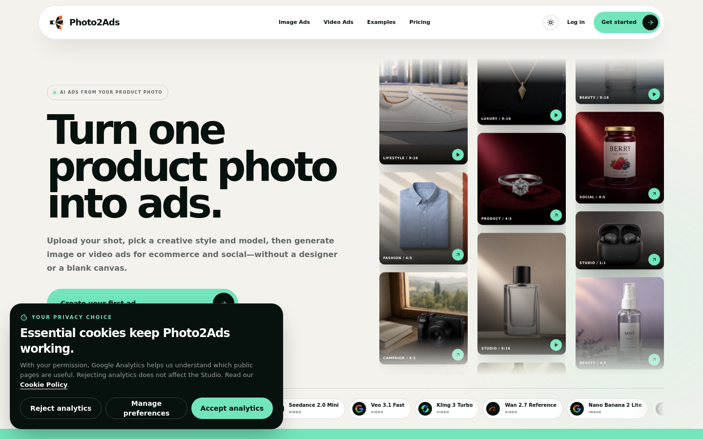 Captured Homepage / Lander