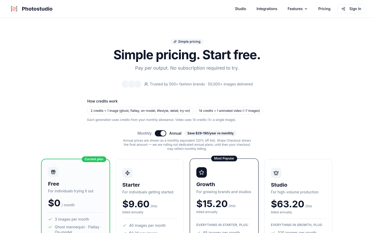 Pricing
