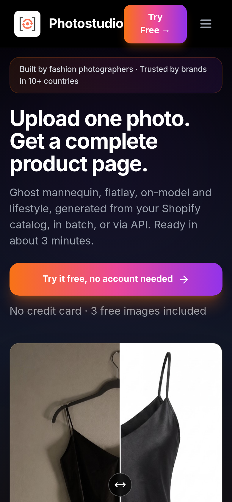 Homepage / Lander
