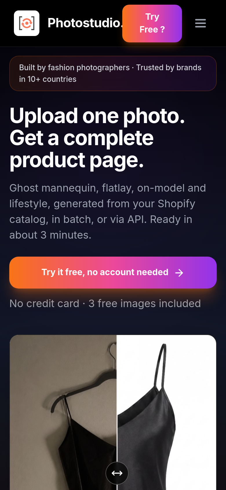 Homepage / Lander