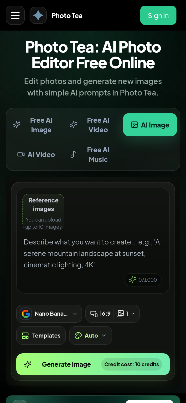 Homepage / Lander