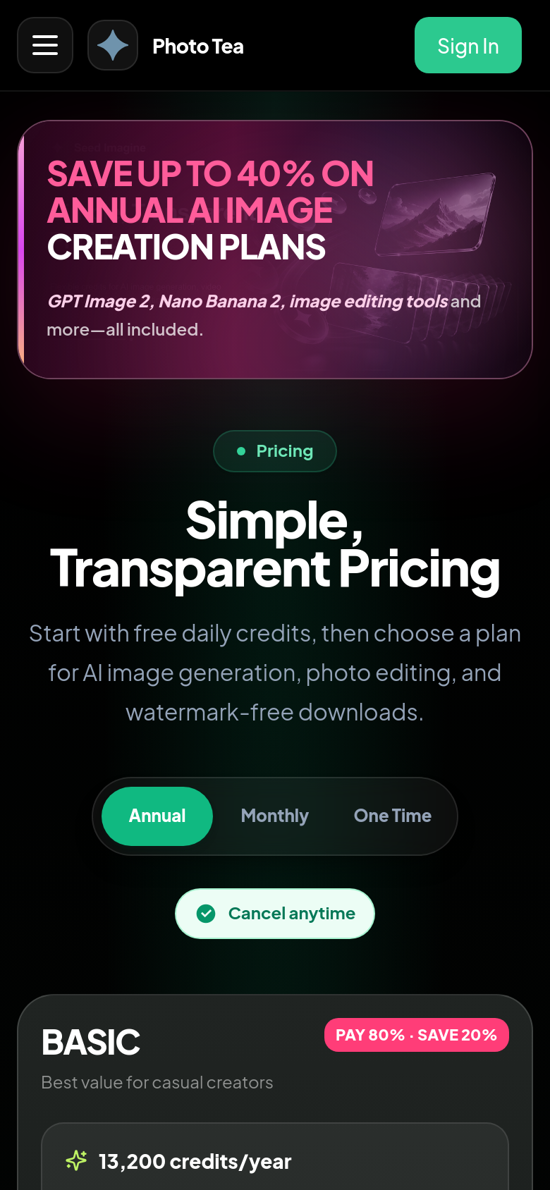 Pricing