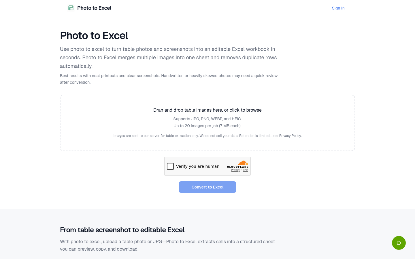 Captured Homepage / Lander