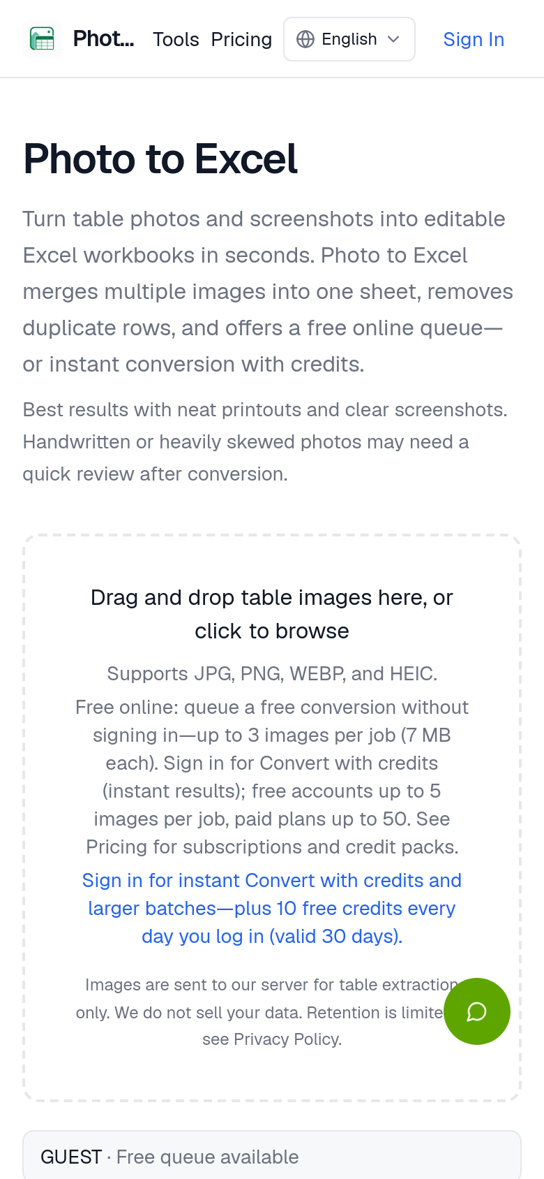 Homepage / Lander