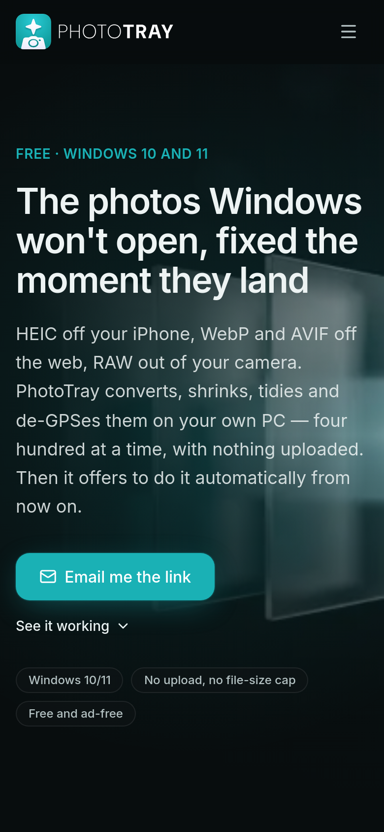 Homepage / Lander