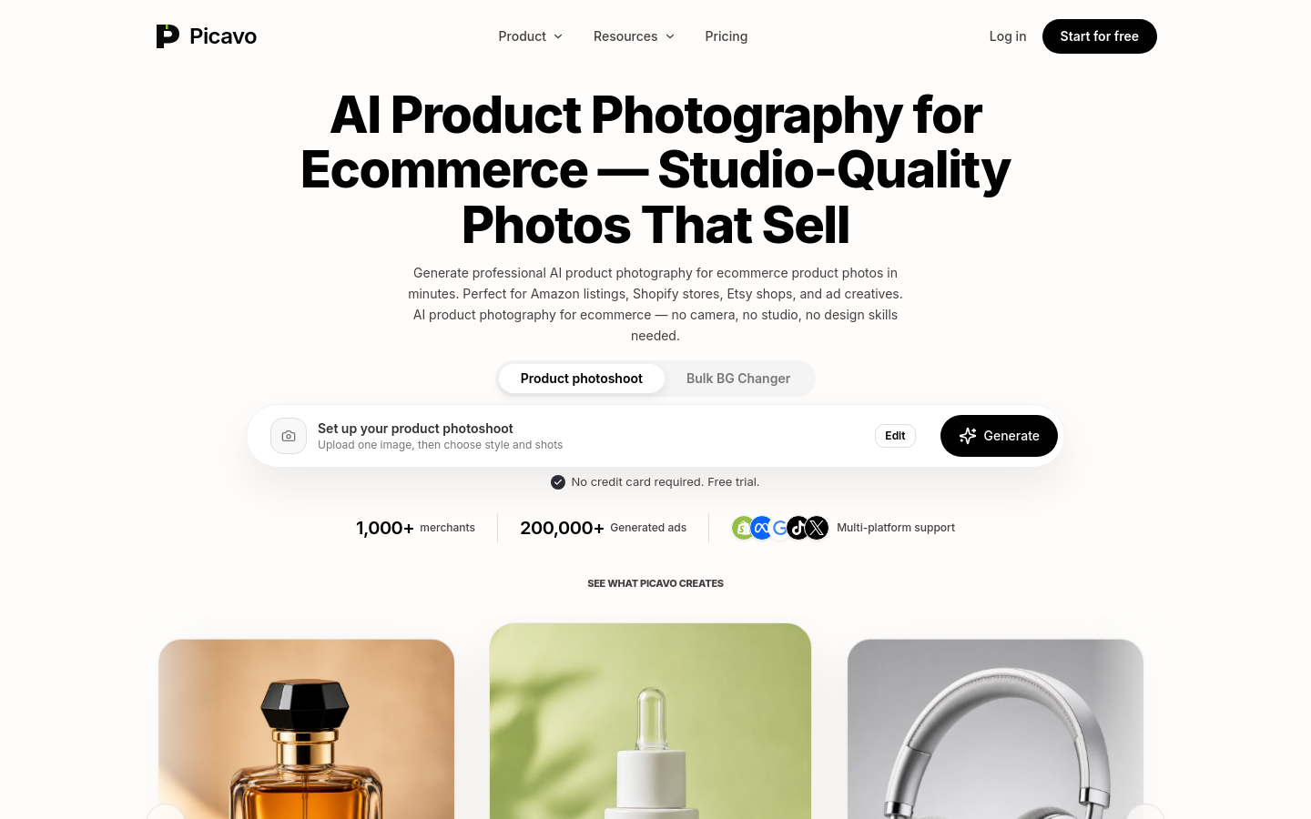 Captured Homepage / Lander