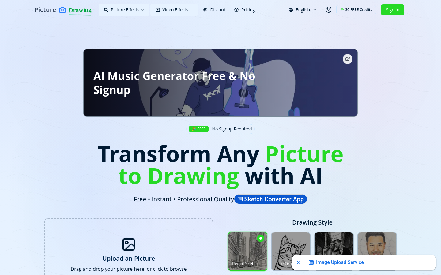 Captured Homepage / Lander