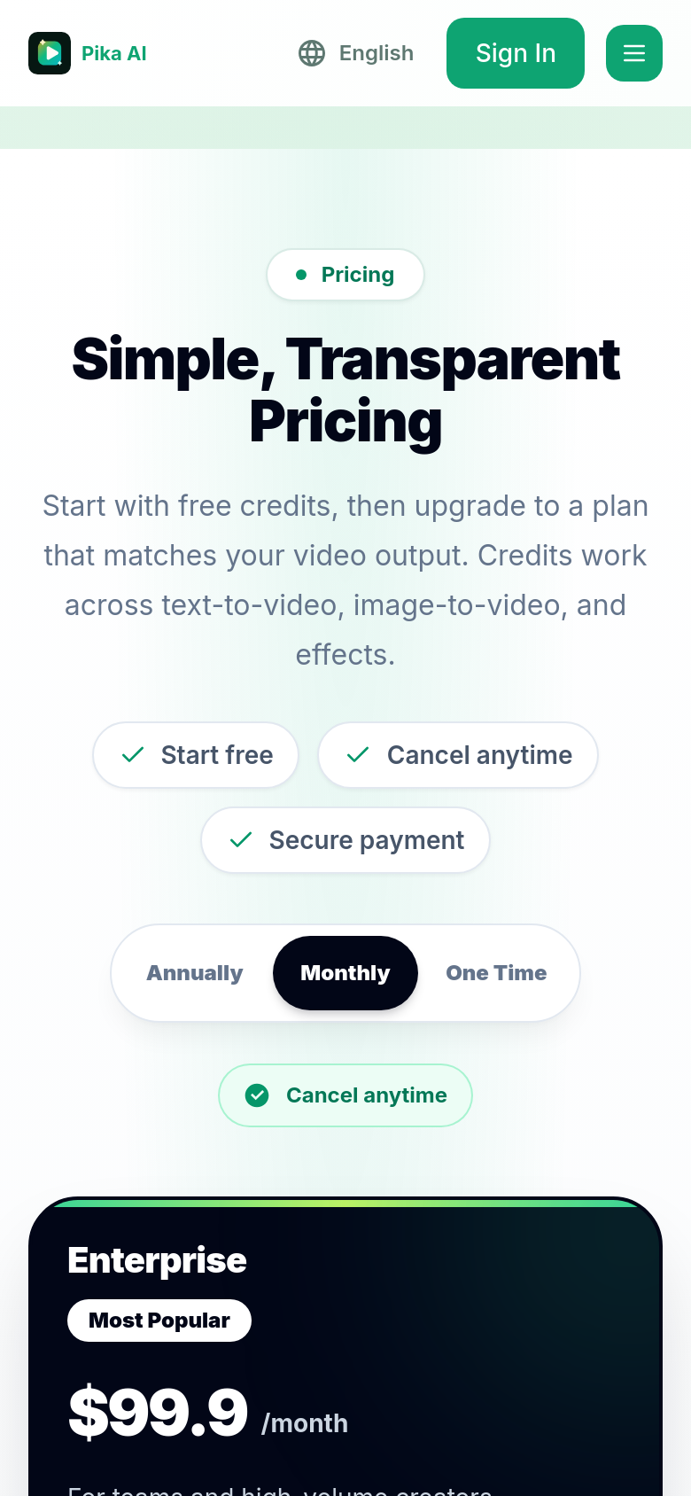 Pricing
