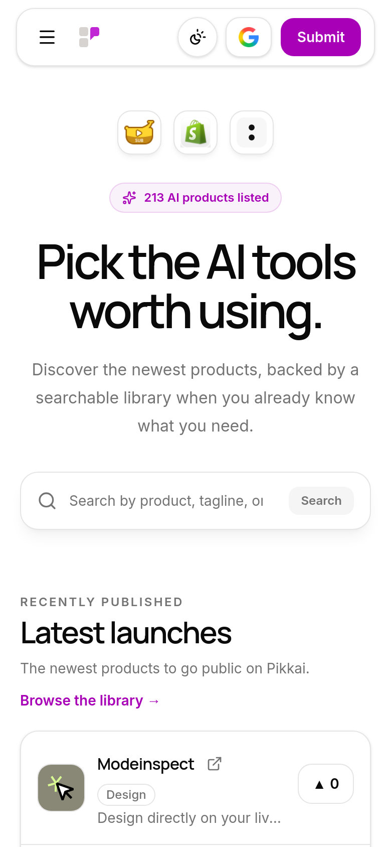 Homepage / Lander