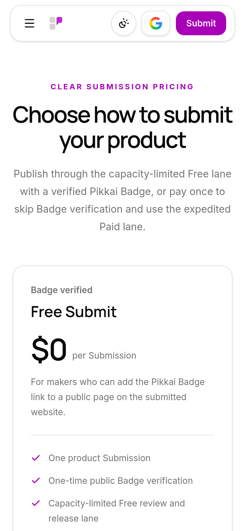 Pricing