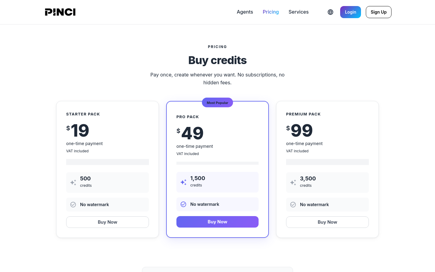 Pricing