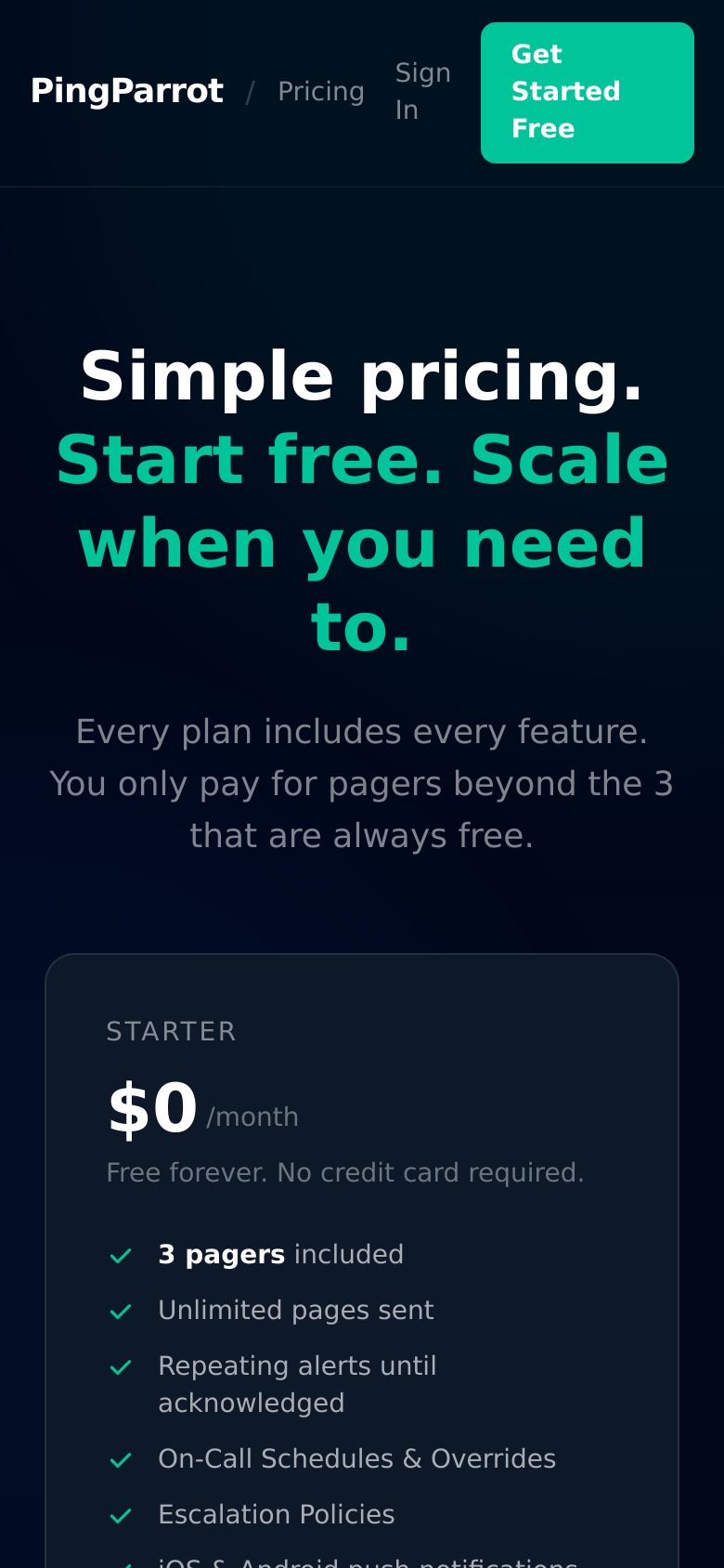 Pricing