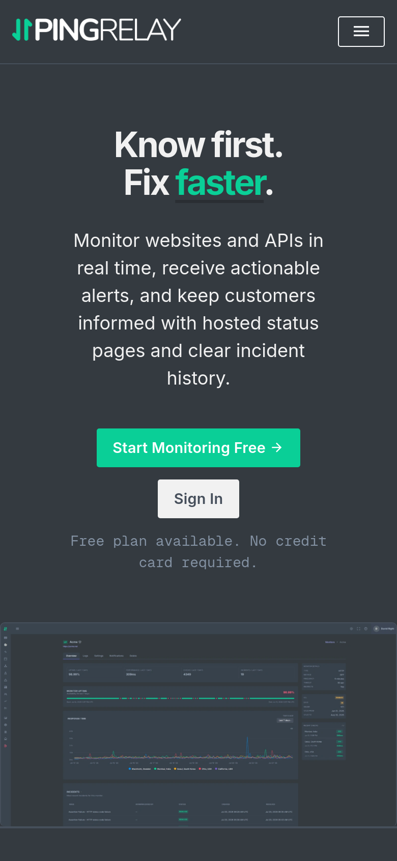 Homepage / Lander