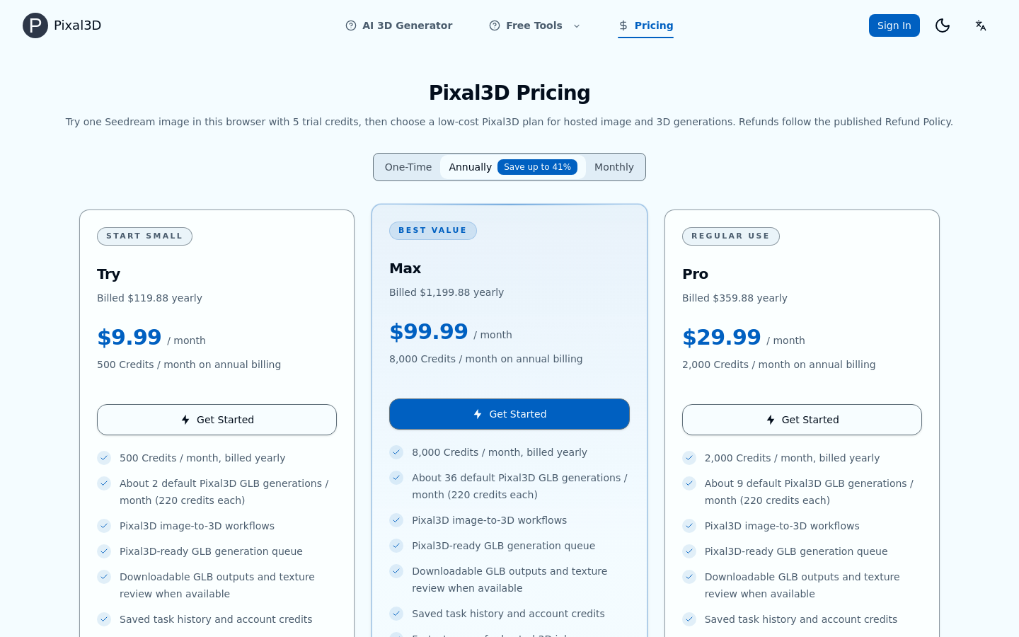 Pricing