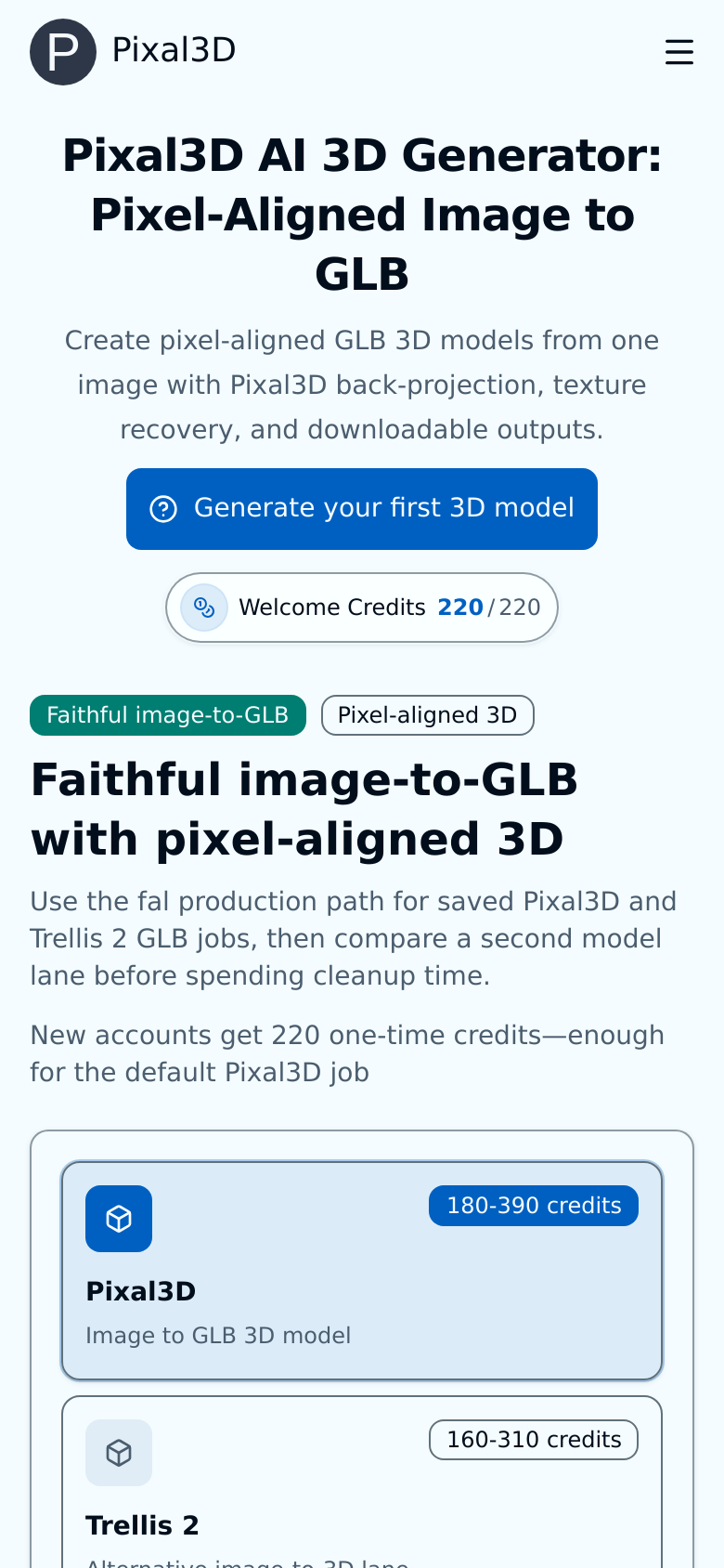 Homepage / Lander