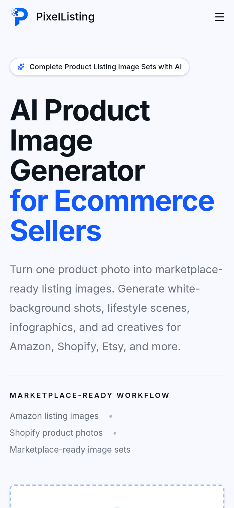 Homepage / Lander