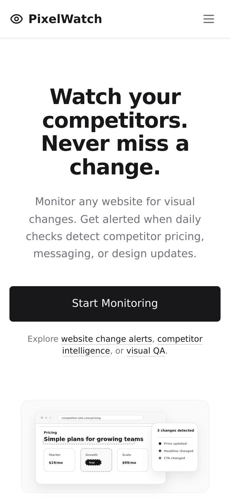 Homepage / Lander