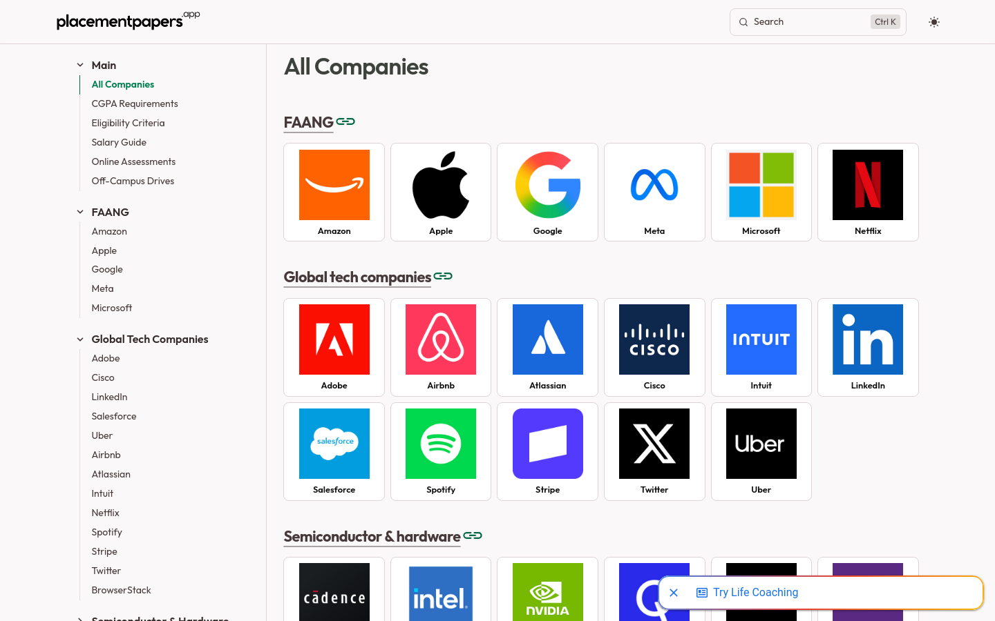 Captured Homepage / Lander