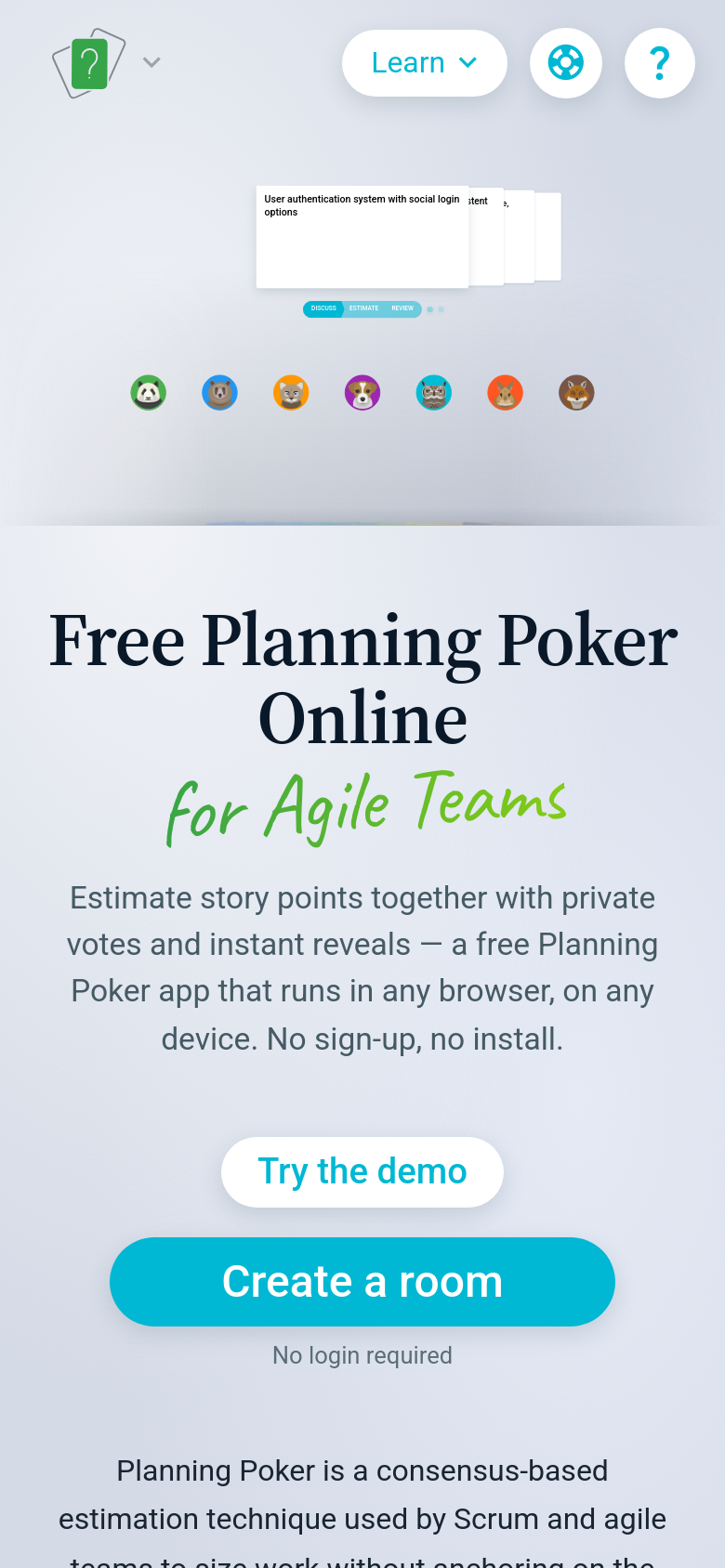 Homepage / Lander