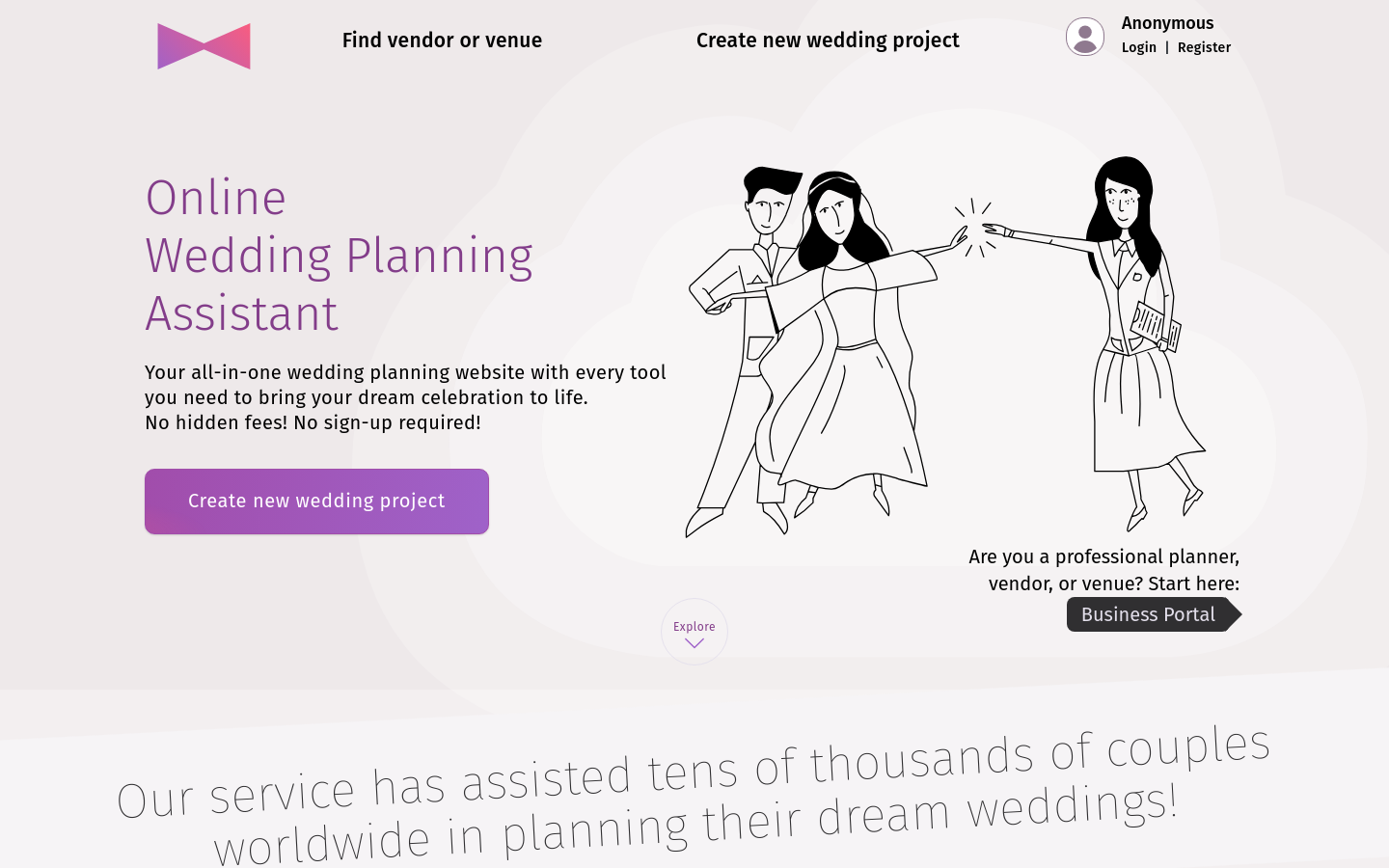 Captured Homepage / Lander