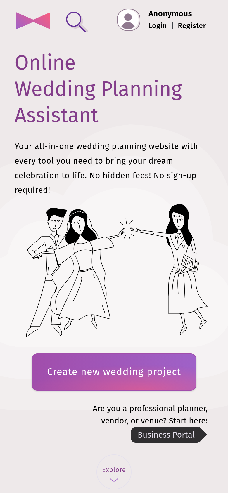 Homepage / Lander
