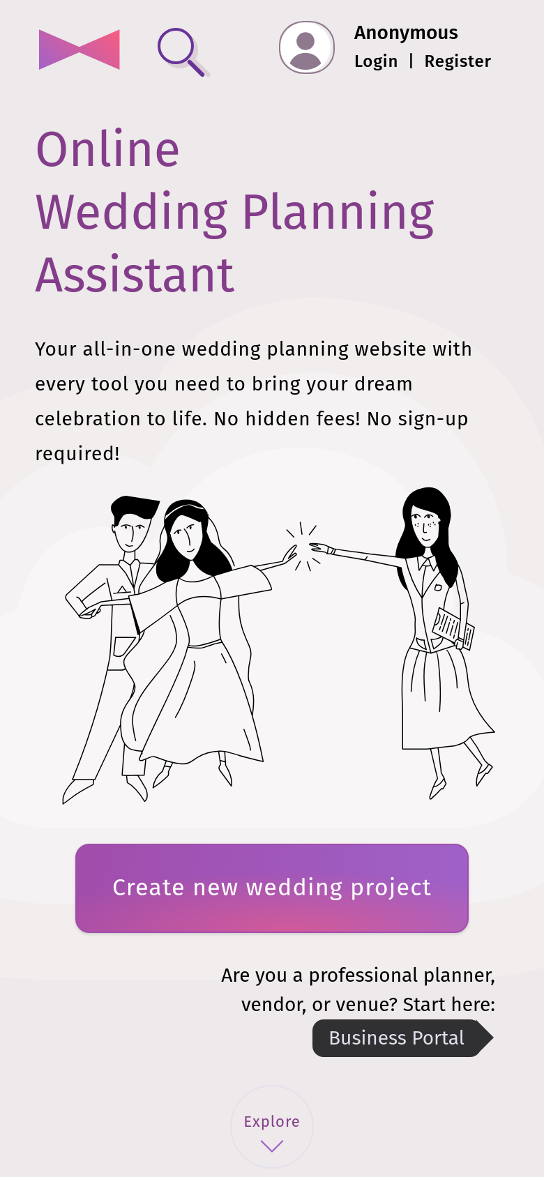 Homepage / Lander