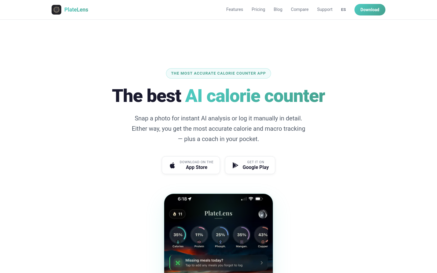 Captured Homepage / Lander
