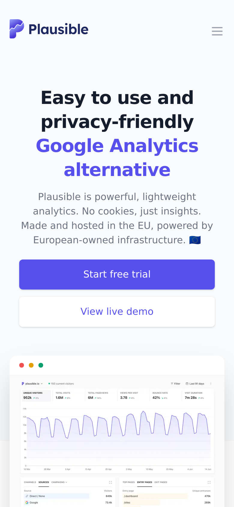 Homepage / Lander