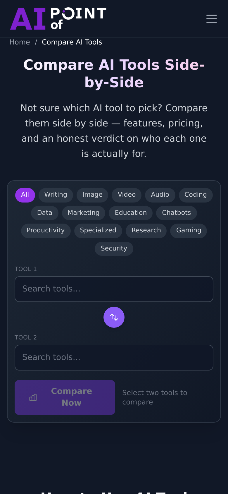 Compare Ai Tools
