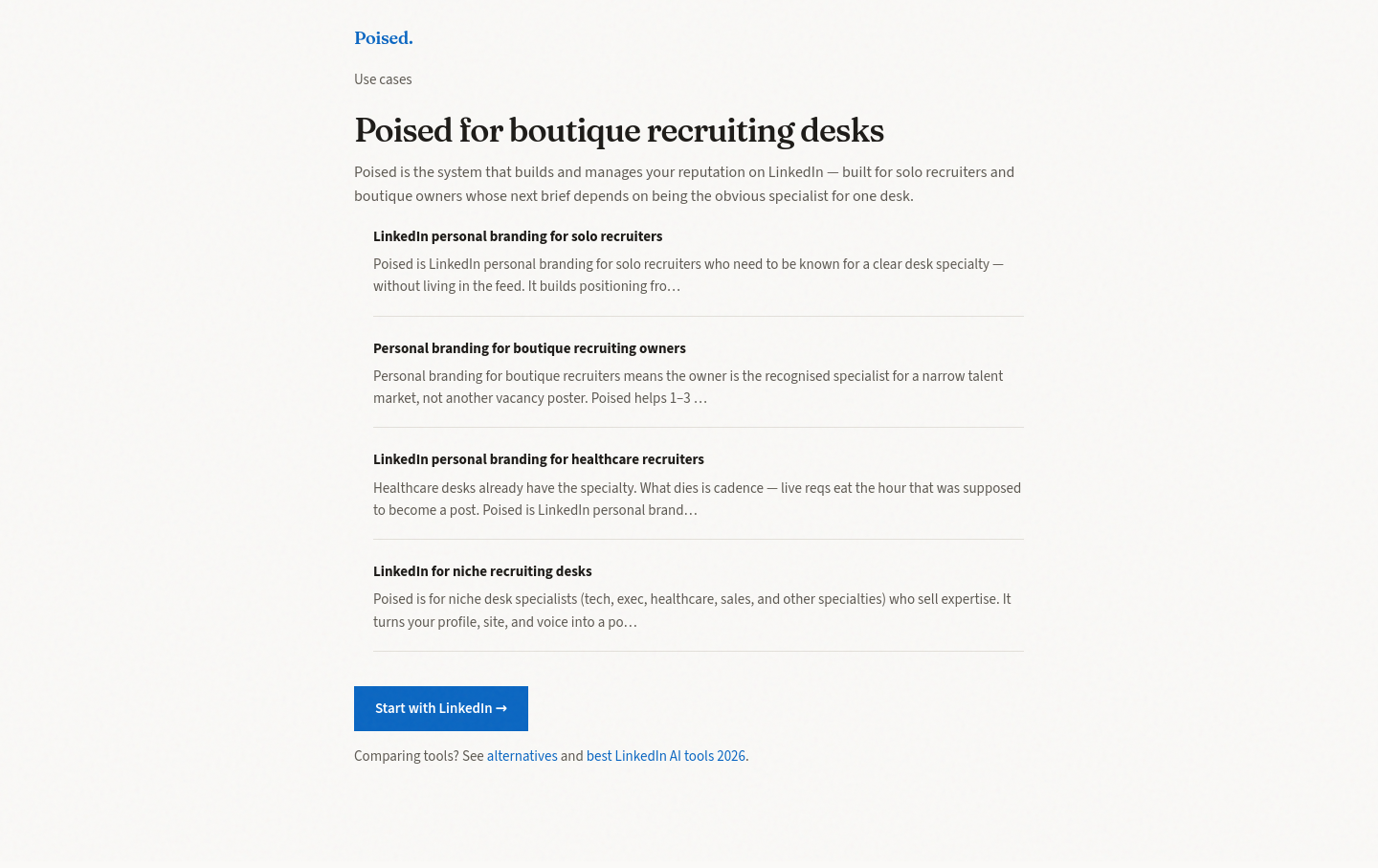 poisedhq.com — 