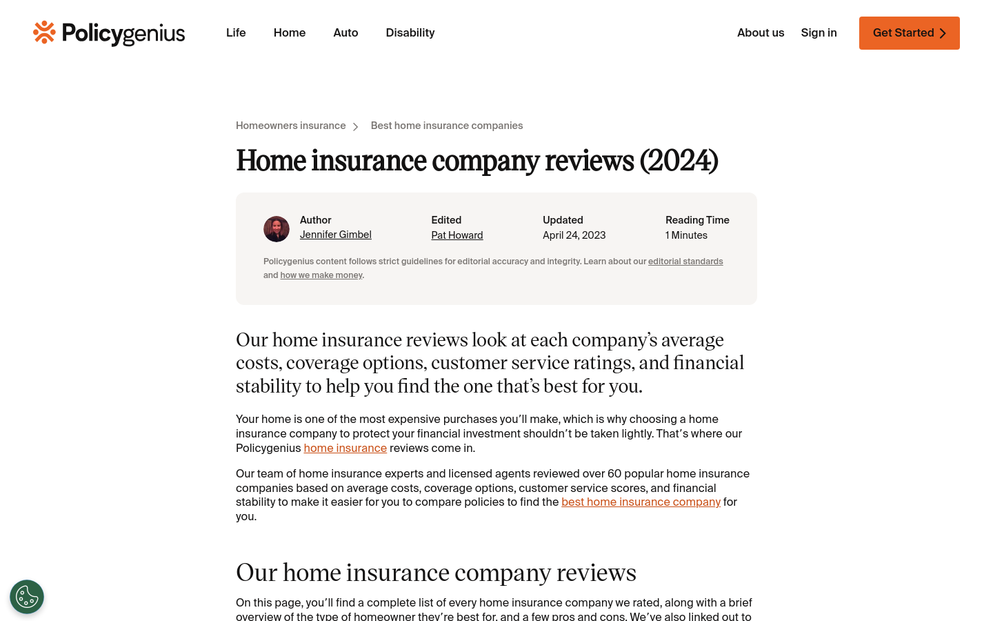 Homeowners Insurance