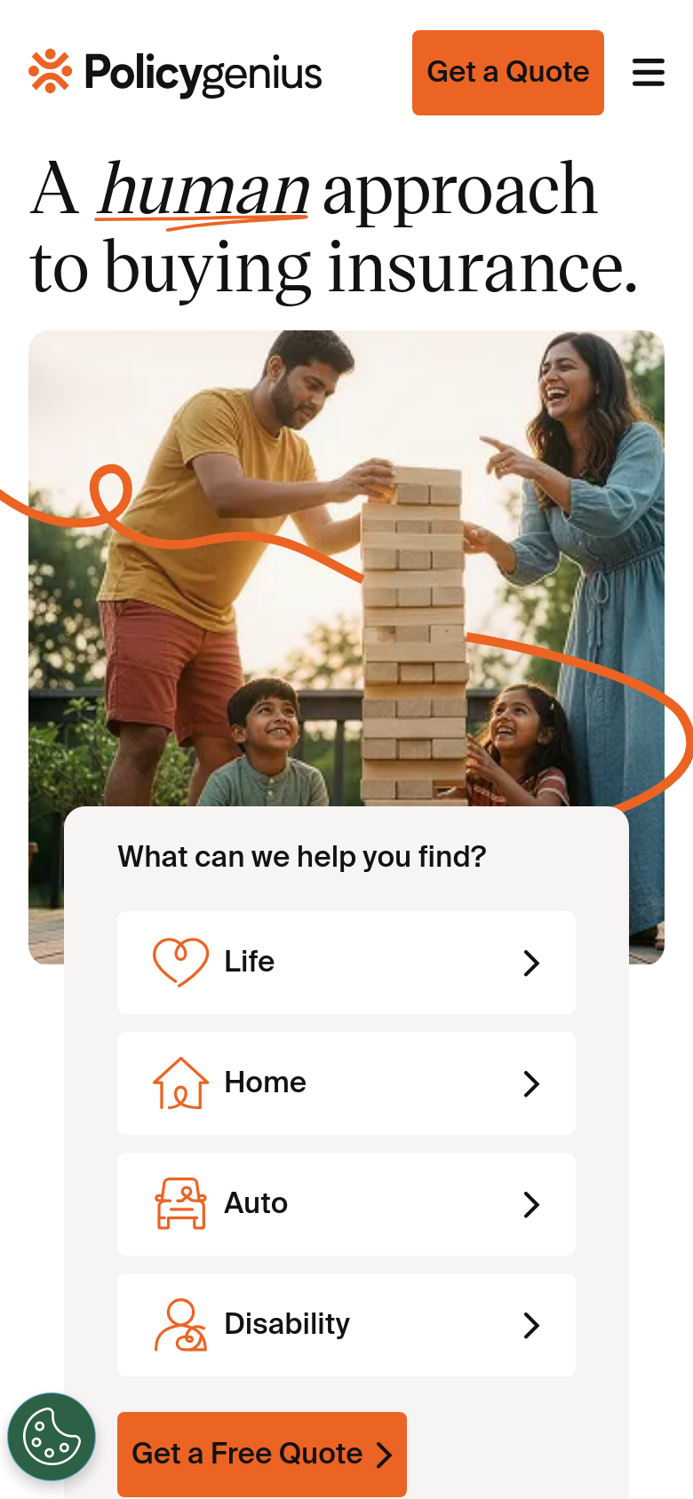 Homepage / Lander