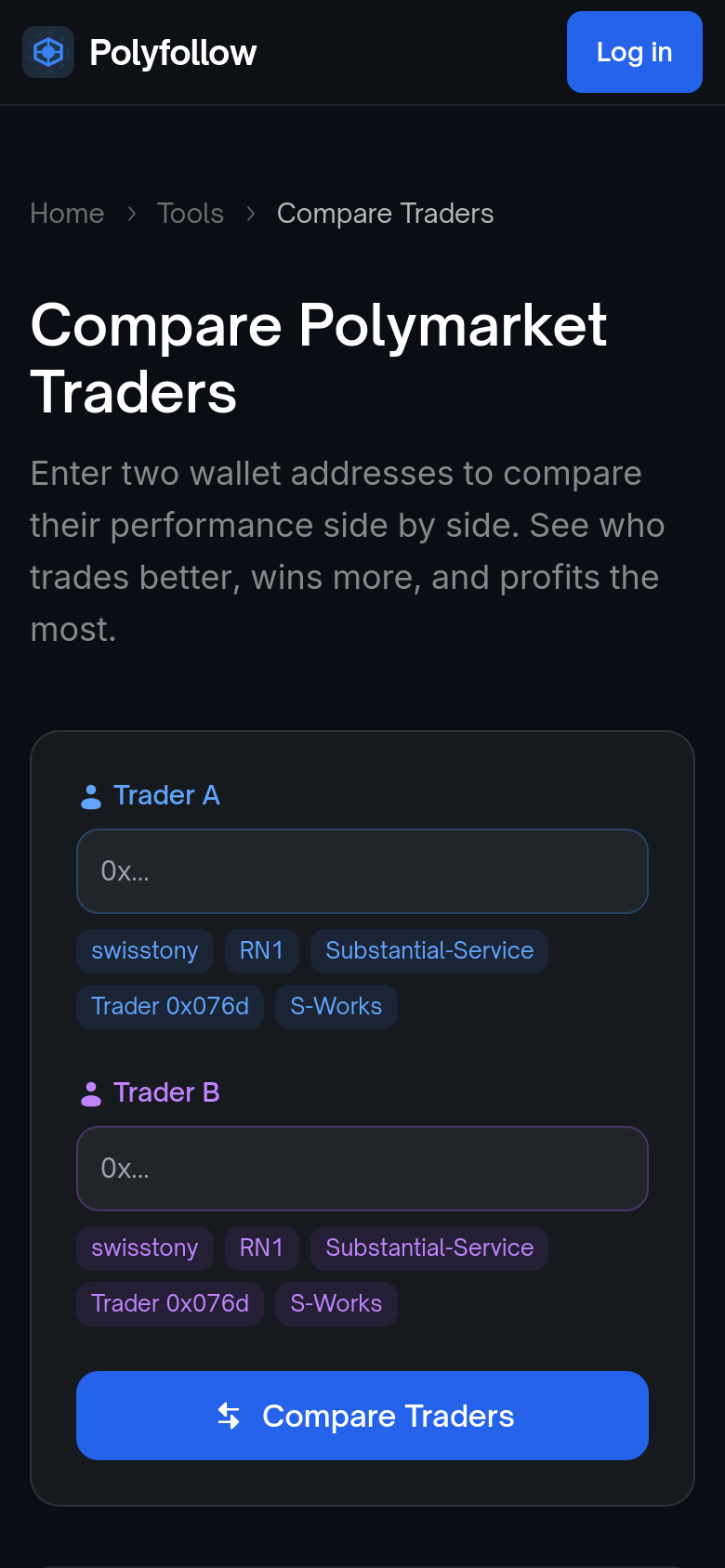 Compare Traders
