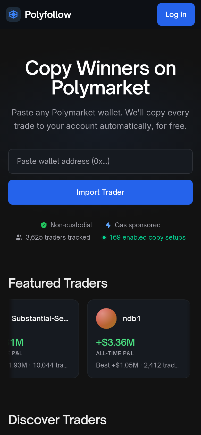 Homepage / Lander
