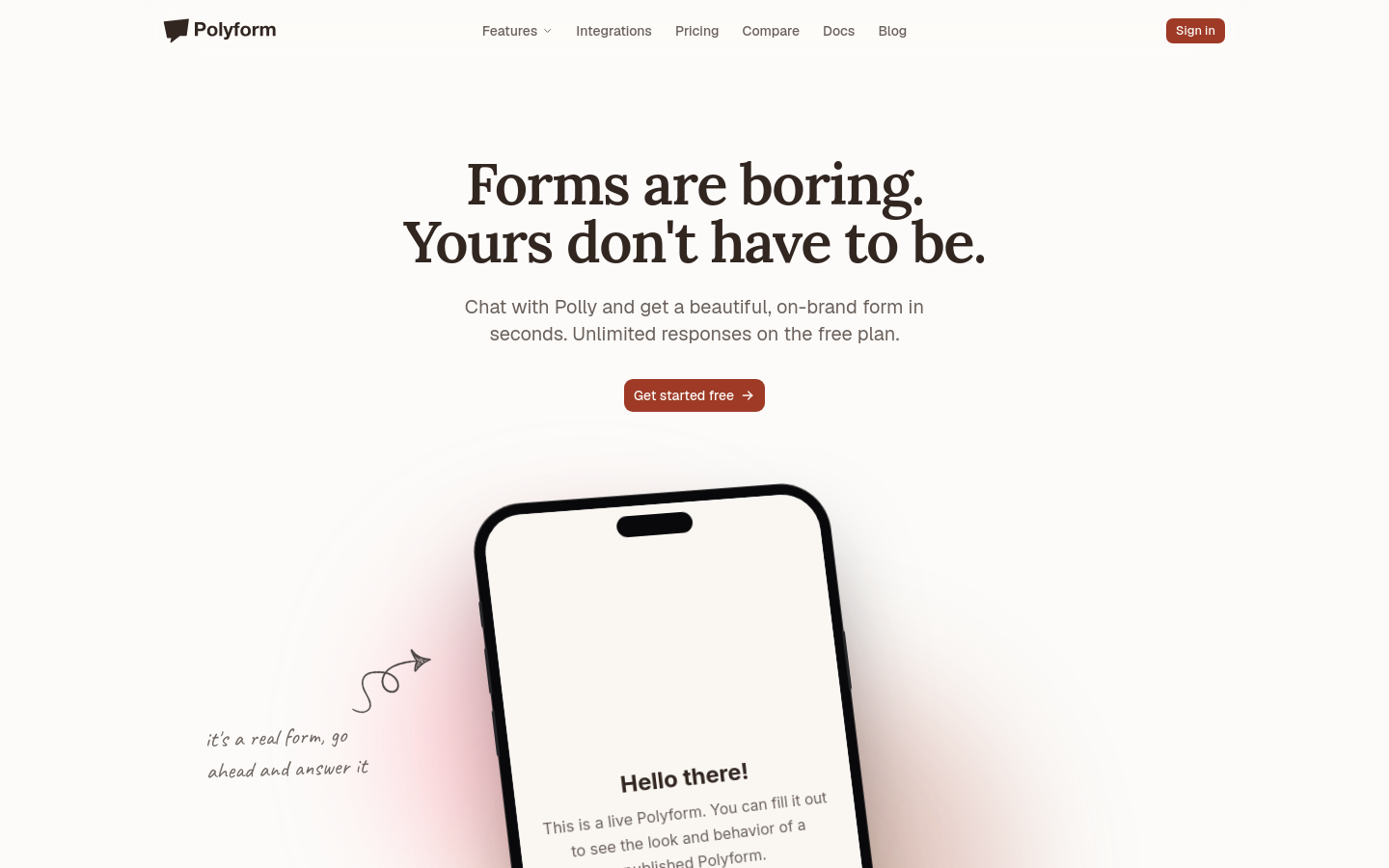 Captured Homepage / Lander