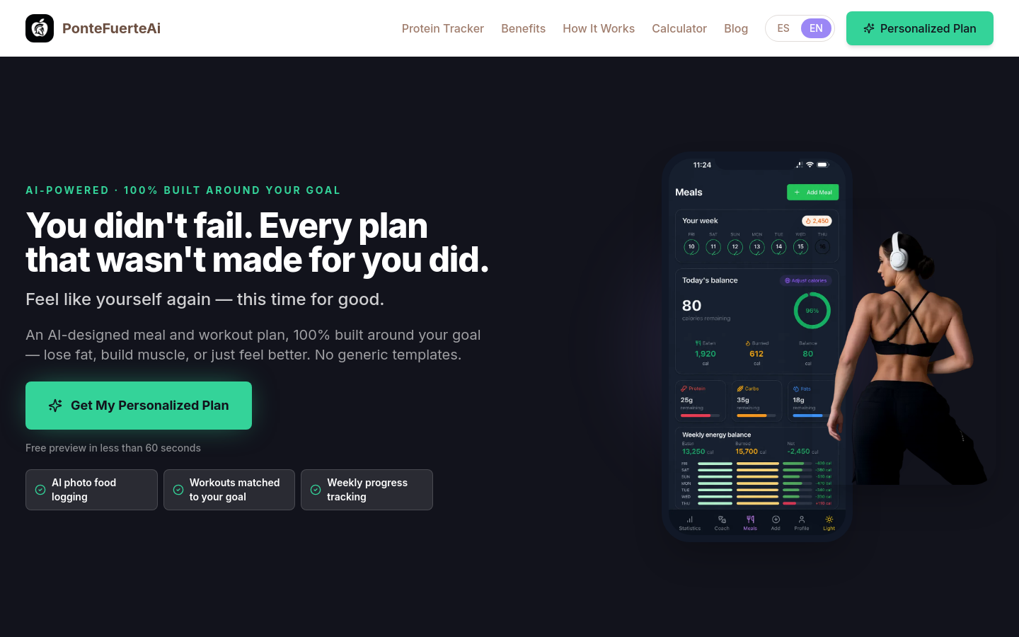 Captured Homepage / Lander